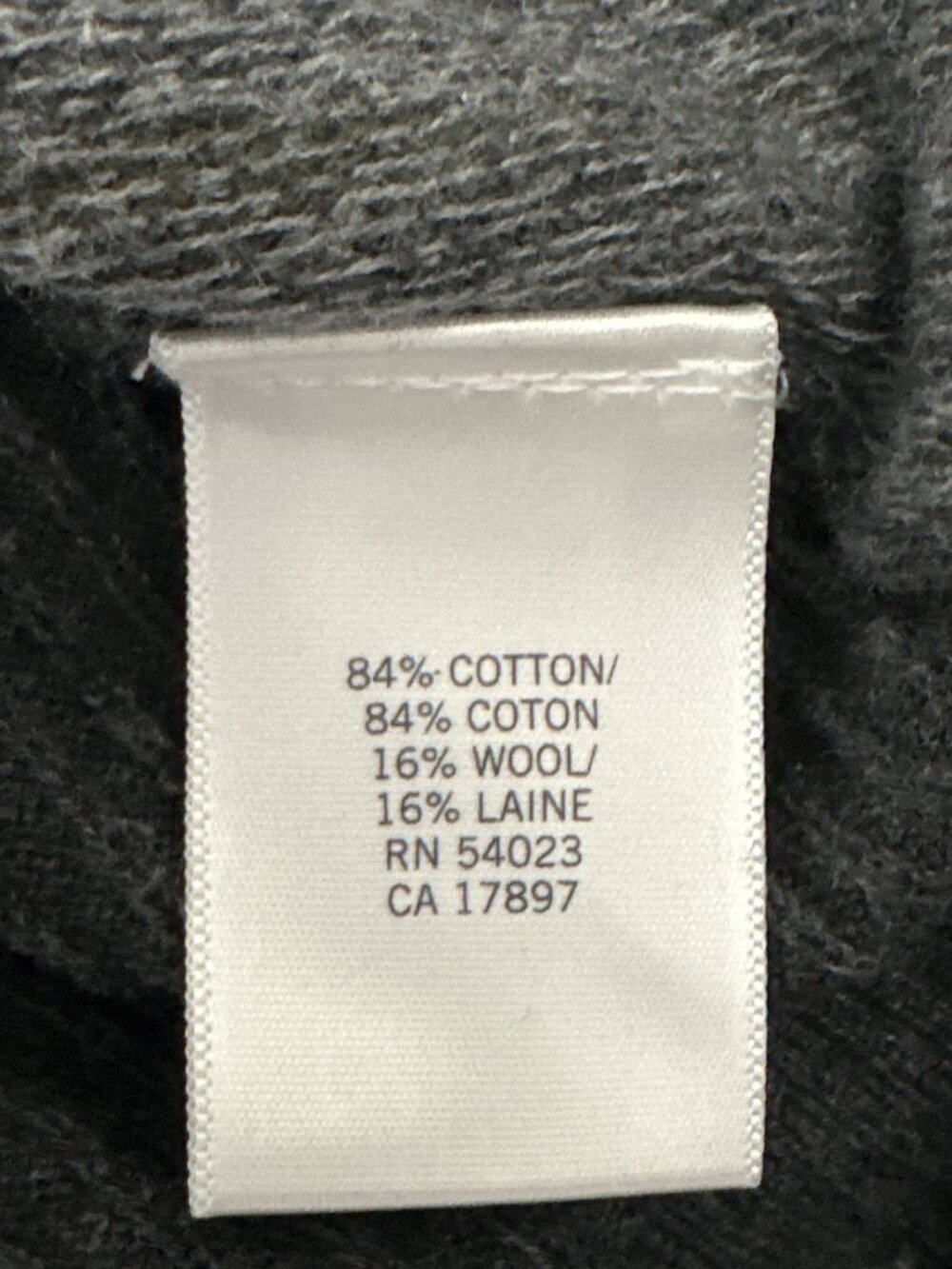 Banana Republic Mens Gray Wool Blend Sleeveless Cardigan Vest L - Picture 4 of 6